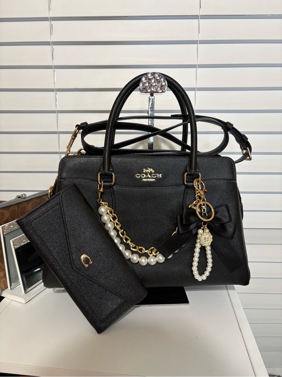 Coach Handbags - ✨🖤Coach Large Darcie Carryall and Matching Wallet